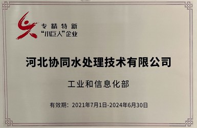 國(guó)家“專精特新”小巨人